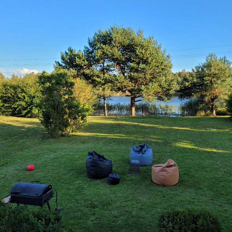 Vila Smiltyne Ant Ezero Kranto Villa Kuodziai Exteriör bild